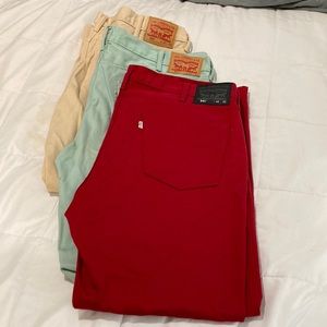 Mens Levi’s 541 jeans, assorted colors